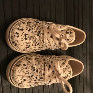 snoopy vans kids size 10